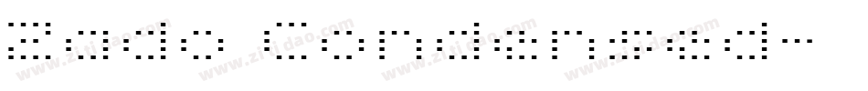 Zado Condensed字体转换